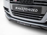 Front Splitter V.2 compatible with Audi TT S / TT S Line 8J Facelift