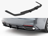 Street PRO Rear Diffuser compatible with Audi A5 F5 Facelift - Black-Red