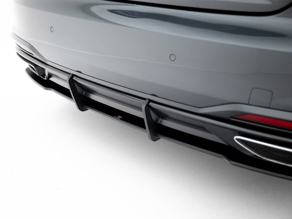 Street PRO Rear Diffuser compatible with Audi A5 F5 Facelift - Black-Red