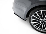 Street PRO Rear Diffuser compatible with Audi A5 F5 Facelift - Black-Red