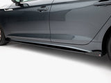 Street PRO Side Skirts Diffusers + Flaps compatible with Audi A5 Sportback F5 Facelift