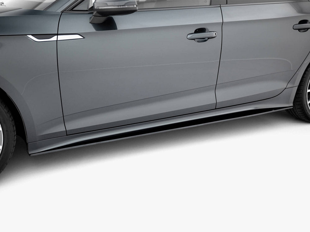 Street PRO Side Skirts Diffusers compatible with Audi A5 Sportback F5 Facelift