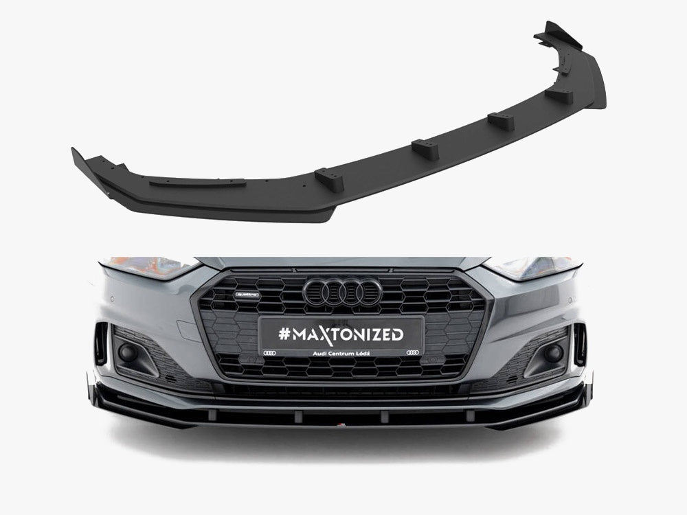 Street PRO Front Splitter + Flaps compatible with Audi A5 F5 Facelift