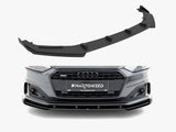 Street PRO Front Splitter + Flaps compatible with Audi A5 F5 Facelift
