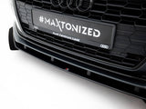 Street PRO Front Splitter + Flaps compatible with Audi A5 F5 Facelift