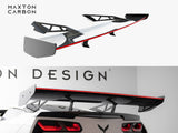 Carbon Spoiler With Upper Swan Mounting + LED compatible with Chevrolet Corvette Stingray / Grand Sport C7