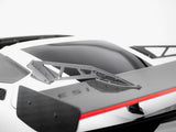 Carbon Spoiler With Upper Swan Mounting + LED compatible with Chevrolet Corvette Stingray / Grand Sport C7