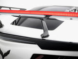 Carbon Spoiler With Upper Swan Mounting + LED compatible with Chevrolet Corvette Stingray / Grand Sport C7