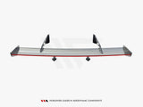 Carbon Spoiler With Upper Swan Mounting + LED compatible with Chevrolet Corvette Stingray / Grand Sport C7