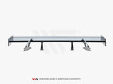 Carbon Spoiler With Upper Swan Mounting + LED compatible with Chevrolet Corvette Stingray / Grand Sport C7