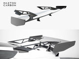 Carbon Spoiler With Upper Swan Mounting compatible with Chevrolet Corvette Stingray / Grand Sport C7
