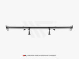 Carbon Spoiler With Upper Swan Mounting compatible with Chevrolet Corvette Stingray / Grand Sport C7