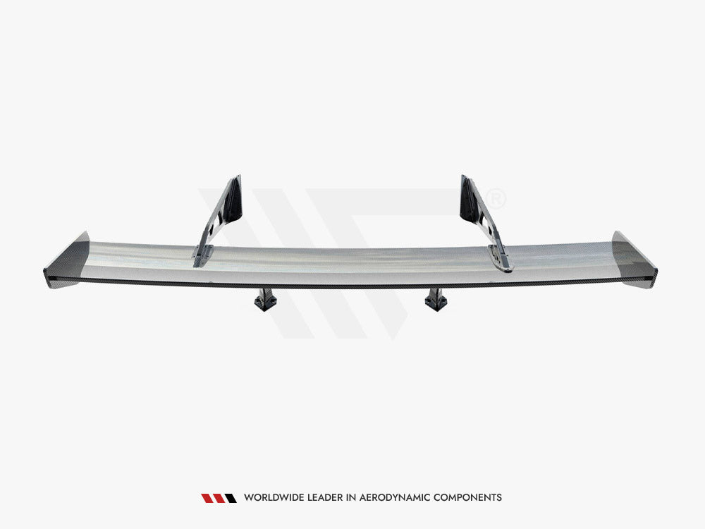 Carbon Spoiler With Upper Swan Mounting compatible with Chevrolet Corvette Stingray / Grand Sport C7