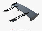 Carbon Spoiler With Upper Swan Mounting compatible with Chevrolet Corvette Stingray / Grand Sport C7