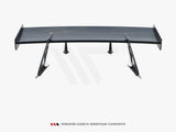 Carbon Spoiler With Upper Swan Mounting compatible with Chevrolet Corvette Stingray / Grand Sport C7