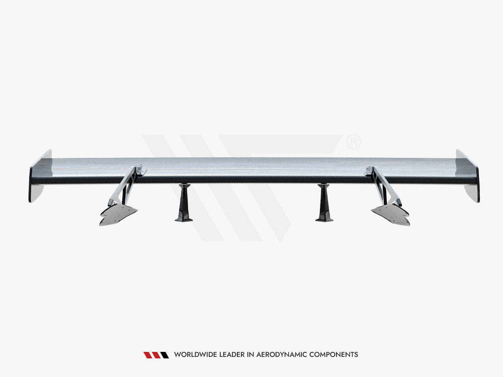Carbon Spoiler With Upper Swan Mounting compatible with Chevrolet Corvette Stingray / Grand Sport C7