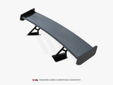 Carbon Spoiler With Internal Brackets Uprights + LED compatible with Chevrolet Corvette Stingray / Grand Sport C7