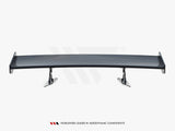 Carbon Spoiler With Internal Brackets Uprights + LED compatible with Chevrolet Corvette Stingray / Grand Sport C7