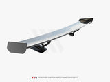 Carbon Spoiler With Internal Brackets Uprights compatible with Chevrolet Corvette Stingray / Grand Sport C7