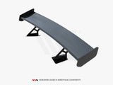 Carbon Spoiler With Internal Brackets Uprights compatible with Chevrolet Corvette Stingray / Grand Sport C7