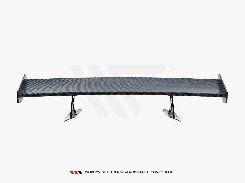 Carbon Spoiler With Internal Brackets Uprights compatible with Chevrolet Corvette Stingray / Grand Sport C7