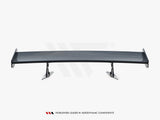 Carbon Spoiler With Internal Brackets Uprights compatible with Chevrolet Corvette Stingray / Grand Sport C7
