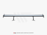 Carbon Spoiler With Internal Brackets Uprights compatible with Chevrolet Corvette Stingray / Grand Sport C7
