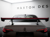 Carbon Spoiler With Internal Brackets Uprights + LED compatible with Volkswagen Jetta GLI Mk7