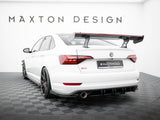 Carbon Spoiler With Internal Brackets Uprights + LED compatible with Volkswagen Jetta GLI Mk7