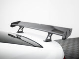 Carbon Spoiler With Internal Brackets Uprights + LED compatible with Volkswagen Jetta GLI Mk7