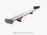 Carbon Spoiler With Internal Brackets Uprights + LED compatible with Volkswagen Jetta GLI Mk7