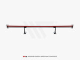 Carbon Spoiler With Internal Brackets Uprights + LED compatible with Volkswagen Jetta GLI Mk7