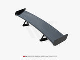 Carbon Spoiler With Internal Brackets Uprights + LED compatible with Volkswagen Jetta GLI Mk7