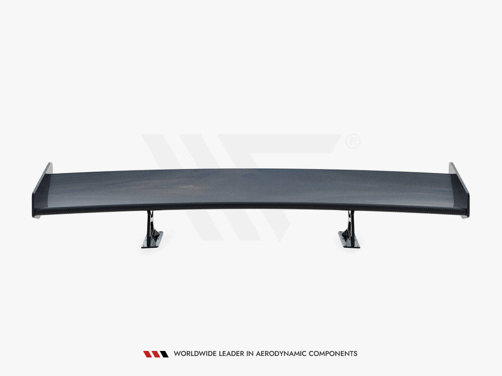 Carbon Spoiler With Internal Brackets Uprights + LED compatible with Volkswagen Jetta GLI Mk7