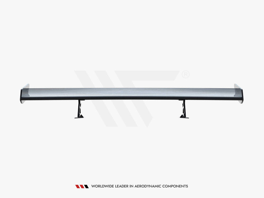 Carbon Spoiler With Internal Brackets Uprights + LED compatible with Volkswagen Jetta GLI Mk7