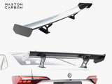 Carbon Spoiler With Internal Brackets Uprights compatible with Volkswagen Jetta GLI Mk7