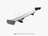 Carbon Spoiler With Internal Brackets Uprights compatible with Volkswagen Jetta GLI Mk7