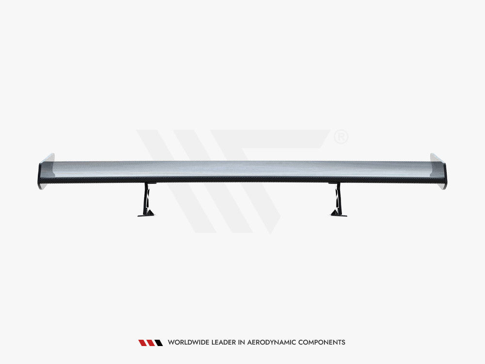 Carbon Spoiler With Internal Brackets Uprights compatible with Volkswagen Jetta GLI Mk7