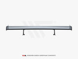 Carbon Spoiler With Internal Brackets Uprights compatible with Volkswagen Jetta GLI Mk7