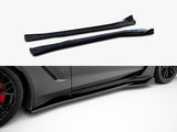 Side Skirts Diffusers compatible with Chevrolet Corvette Z06 C7