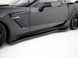 Side Skirts Diffusers compatible with Chevrolet Corvette Z06 C7