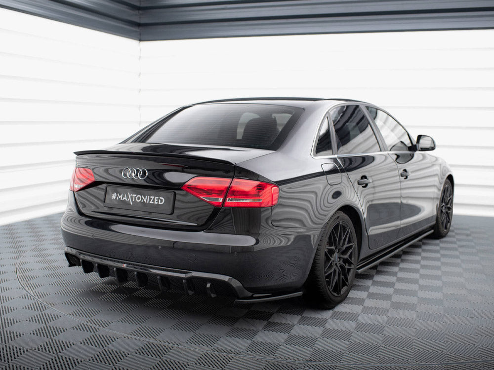 Rear Valance compatible with Audi A4 B8 (Single Side dual exhaust Version)