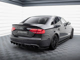 Rear Valance compatible with Audi A4 B8 (Single Side dual exhaust Version)