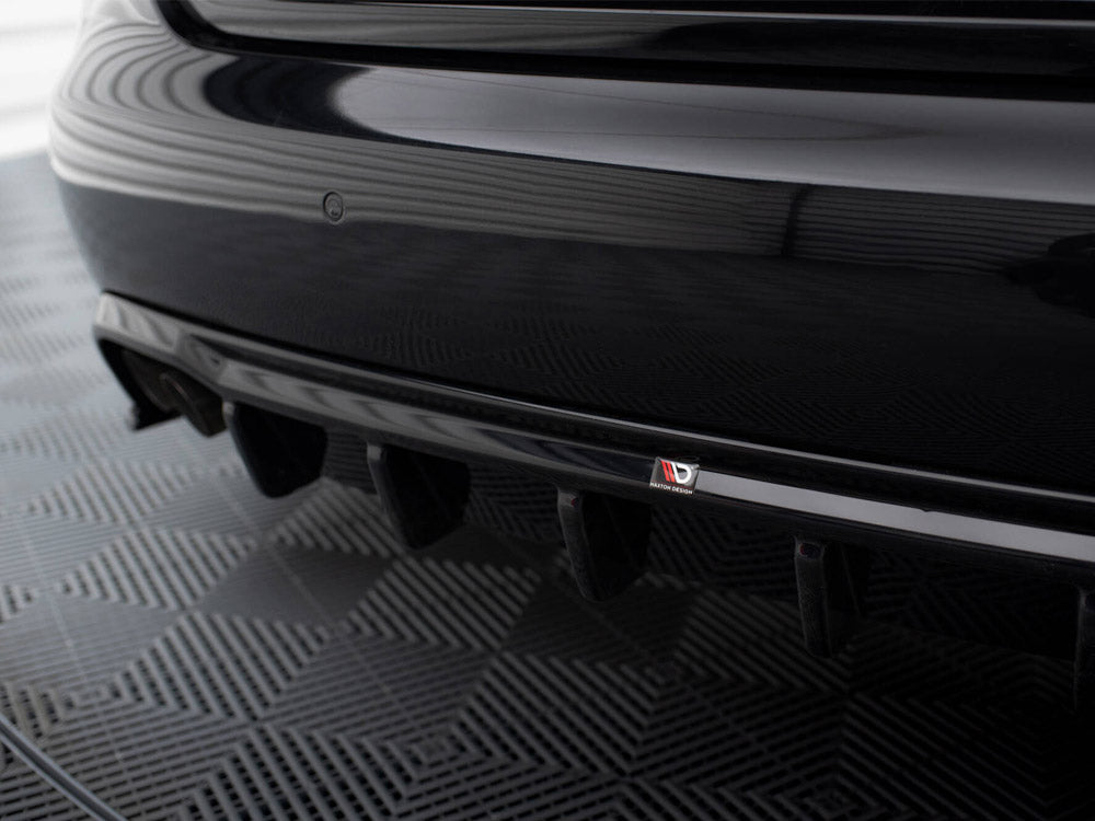 Rear Valance compatible with Audi A4 B8 (Single Side dual exhaust Version)