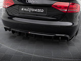 Rear Valance compatible with Audi A4 B8 (Single Side dual exhaust Version)