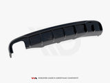 Rear Valance compatible with Audi A4 B8 (Single Side dual exhaust Version)