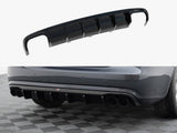 Rear Valance compatible with Audi A4 B8 Facelift (Version with dual exhausts on both sides)