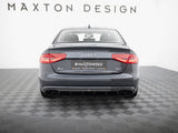 Rear Valance compatible with Audi A4 B8 Facelift (Version with dual exhausts on both sides)