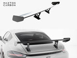 Carbon Spoiler With Internal Brackets Uprights V.1 compatible with Porsche 718 Cayman GTS 982c