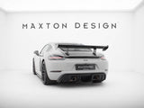 Carbon Spoiler With Internal Brackets Uprights V.1 compatible with Porsche 718 Cayman GTS 982c